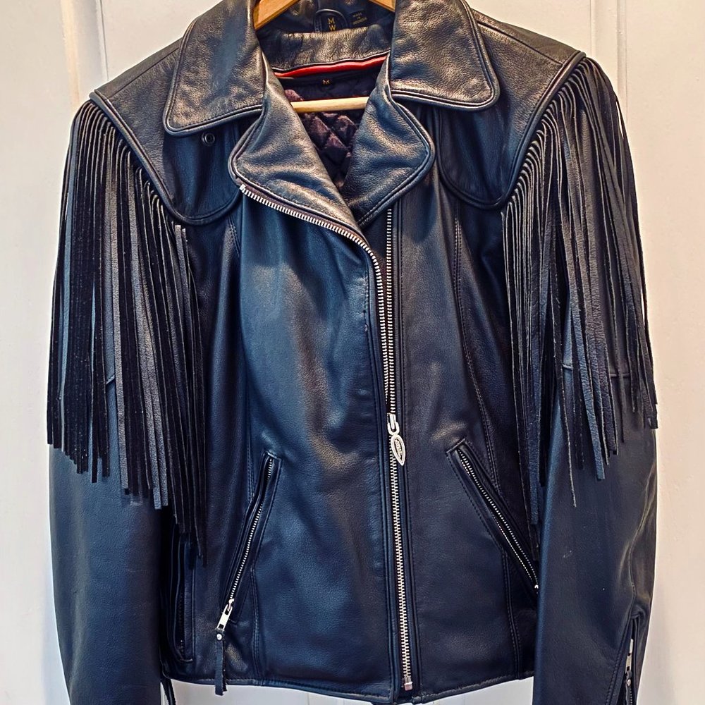 Women's Harley Davidson Leather Fringe Jacket